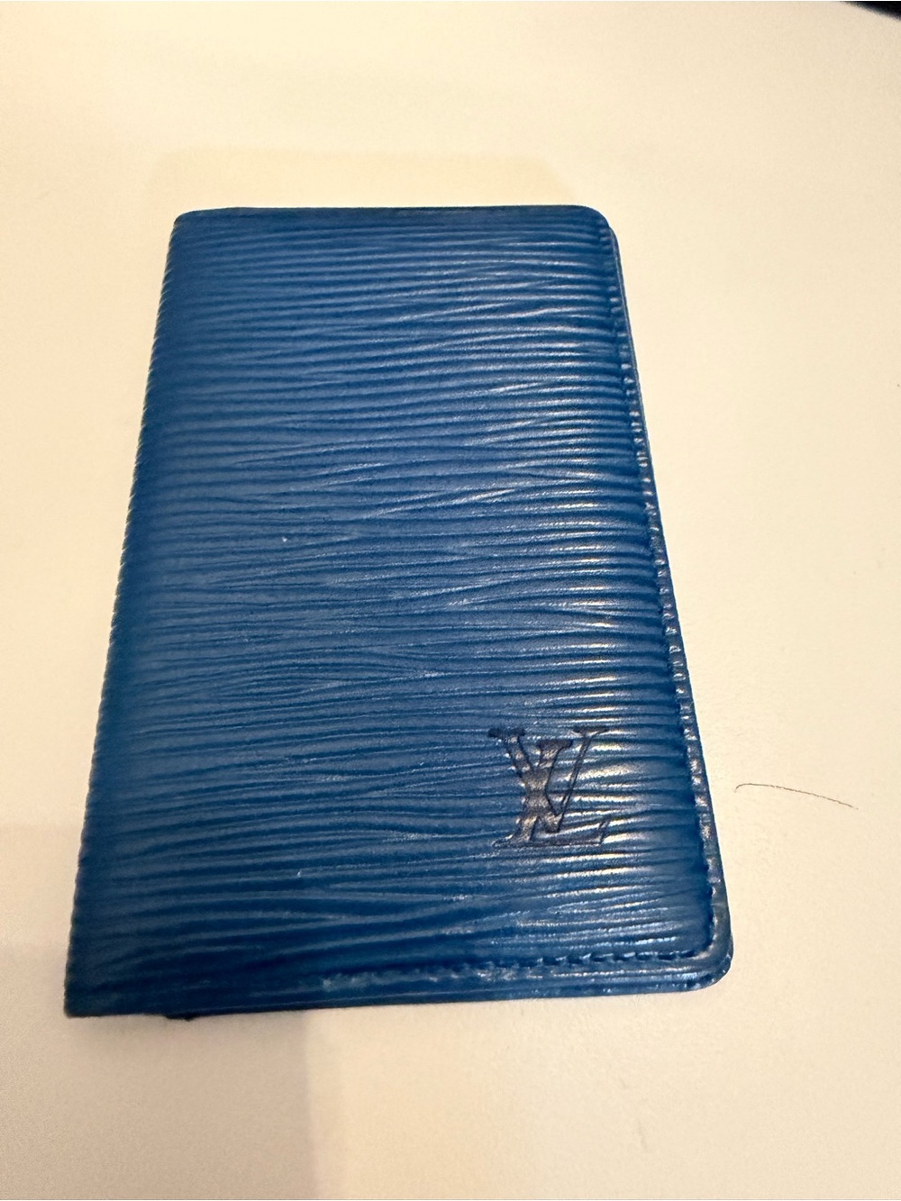 Louis Vuitton  VTG Louis Vuitton Blue Epi Card Case Wallet 90’s